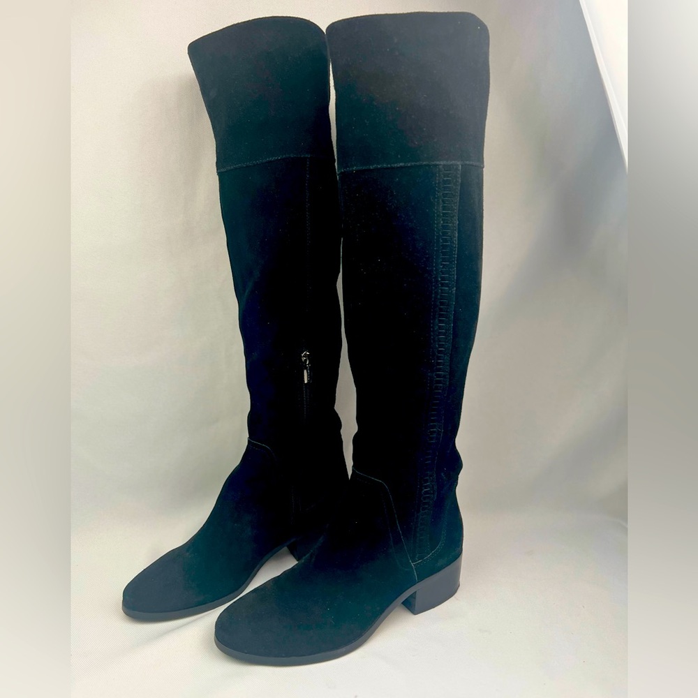 Vince Camuto Size 8M Kochelda Over the Knee Boot Black Suede